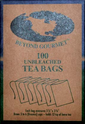 3 1/8"x 3 7/8" 100pk Paper Tea Bags