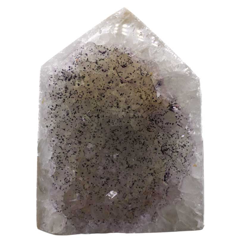 1.9# Amethyst obelisk W Druse on front