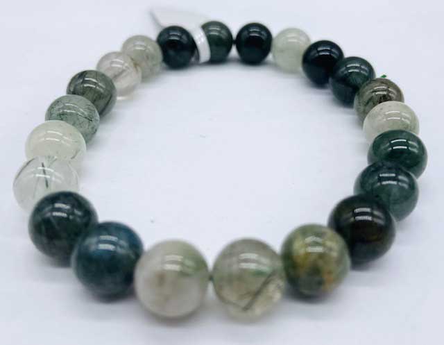 8mm Green Rutile bracelet